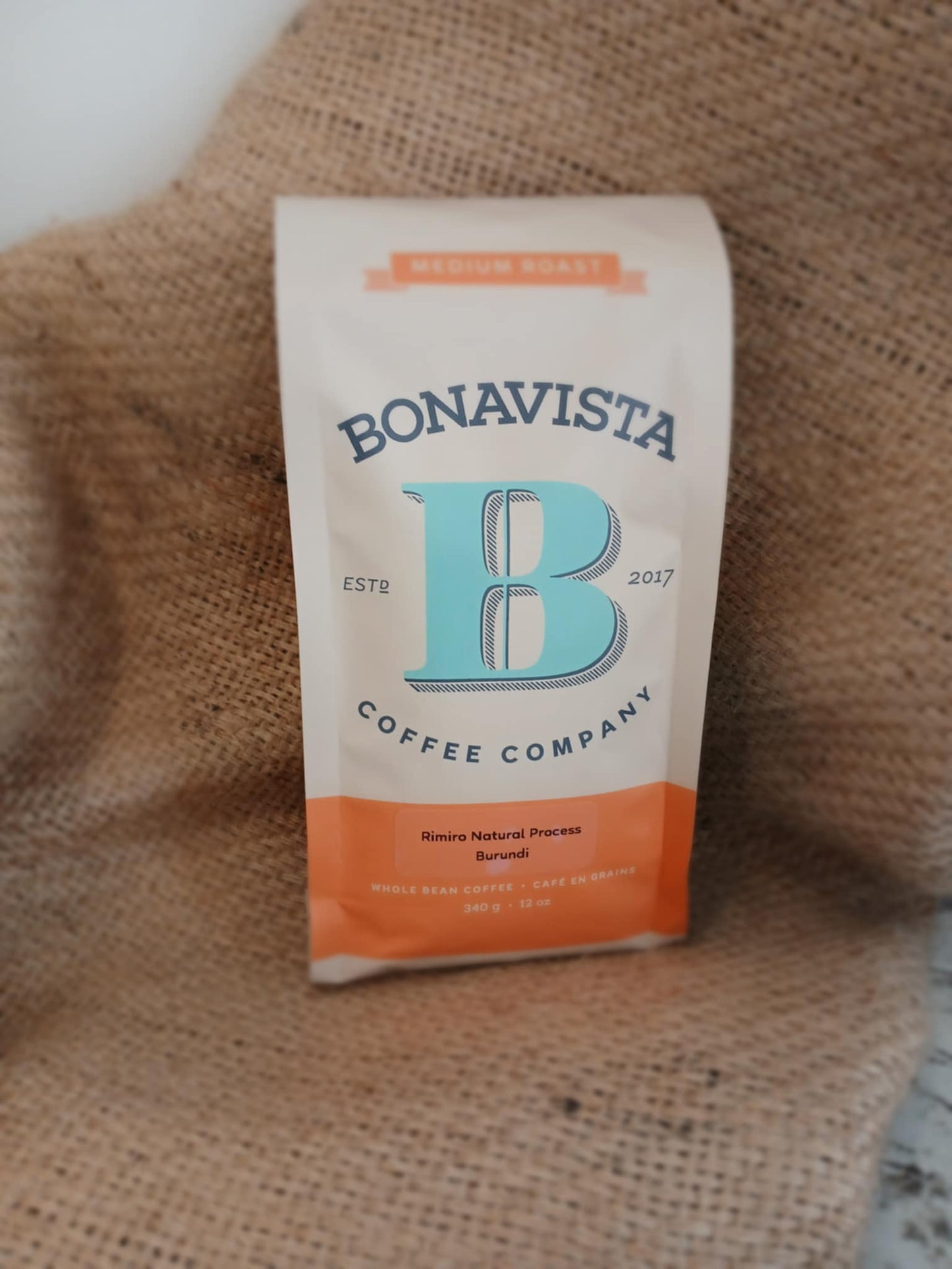 Burundi Rimiro Natural Process Whole Bean Coffee 340 g