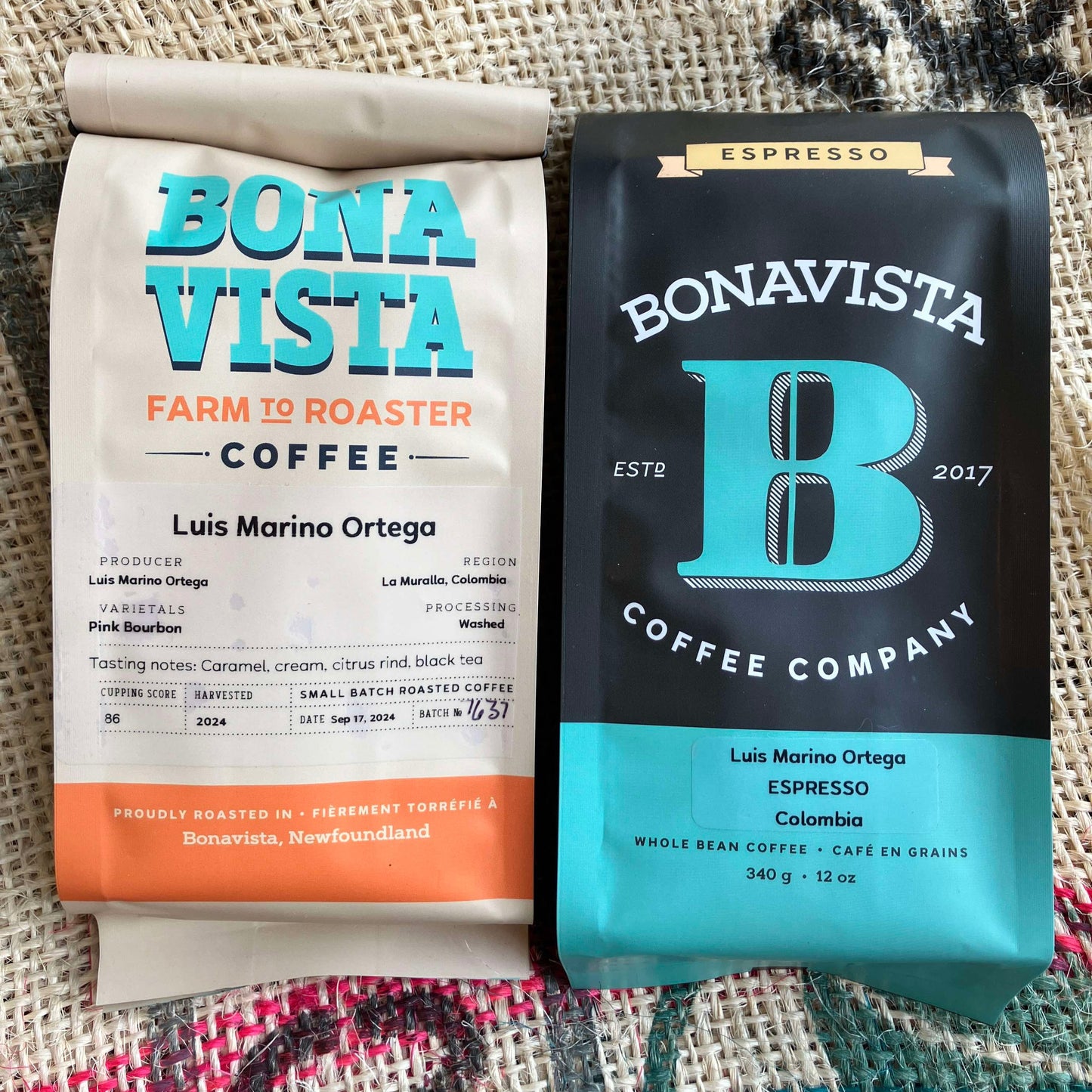 Colombia Luis Marino Ortega Whole Bean Coffee 340 g