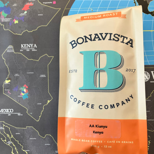 Kenya AA Kiunyu Whole Bean Coffee 340 g
