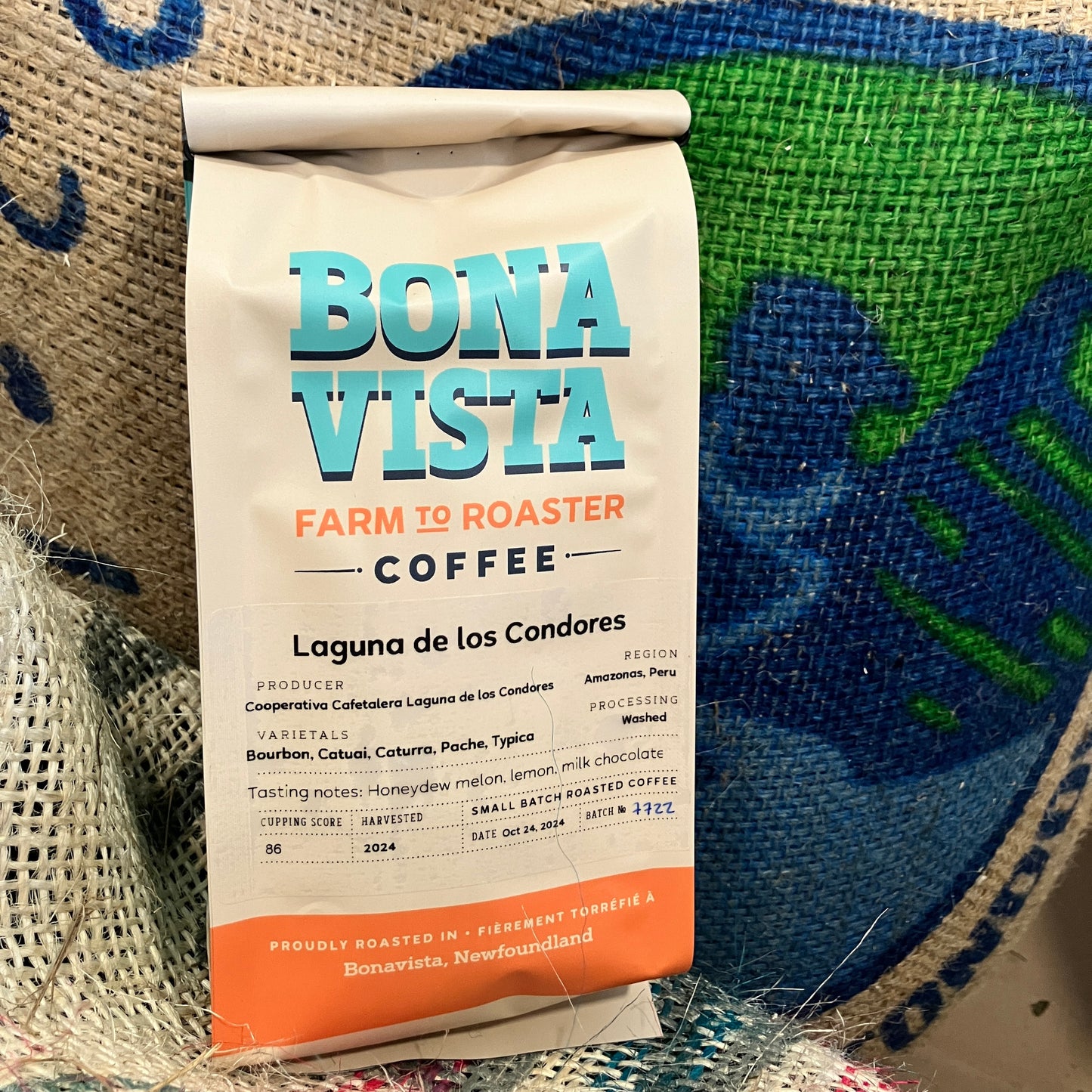 Peru Laguna de los Cóndores Whole Bean Coffee 340 g