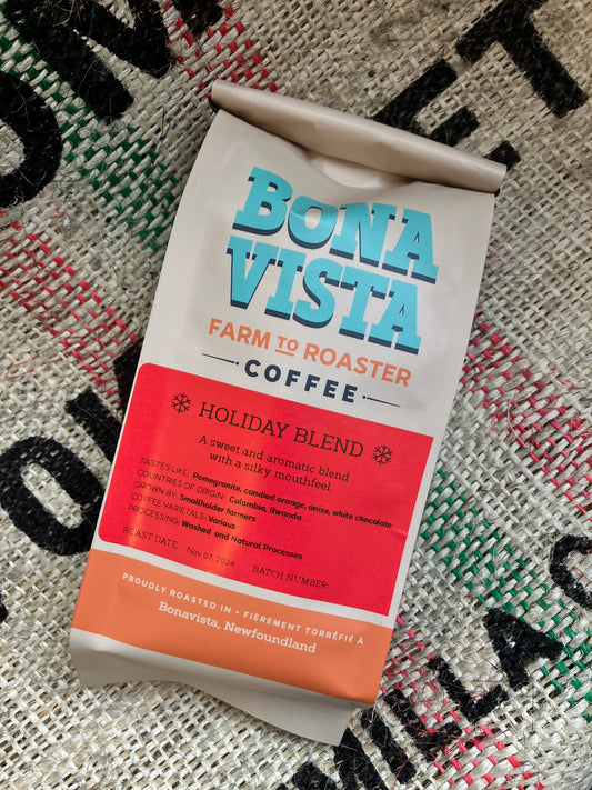 HOLIDAY BLEND 340g whole bean coffee